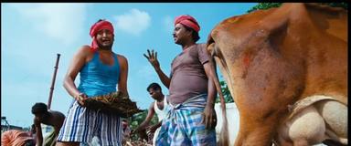 Boss Engira Baskaran meme template with Bhaskaran (Arya) with Nallathambi (Santhanam)