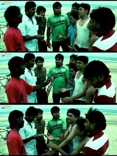 Chennai 600028 meme template with Karthik (Shiva) with Aravind (Aravind Akash) with Gopi (Vijay Vasanth) with Ezhumalai (Ajay Raj)