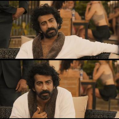 Cobra meme template with Rajiv Rishi (Roshan Mathew)