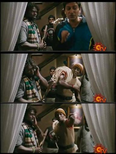 Dhilluku Dhuddu meme template