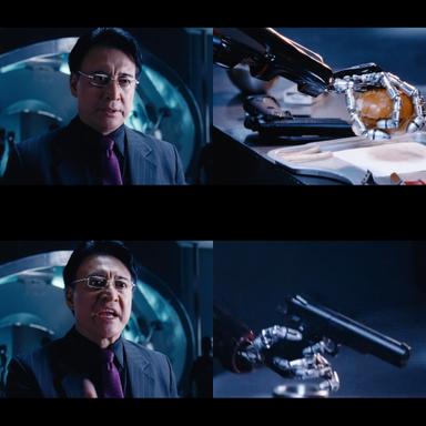 Enthiran meme template with Dr. Bohra (Danny Denzongpa)