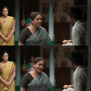 Etharkkum Thunindhavan meme template with Kosalai (Saranya Ponvannan)
