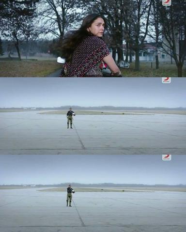 Kaatru Veliyidai meme template with Varun (Karthi) with Dr. Leela (Aditi Rao Hydari)