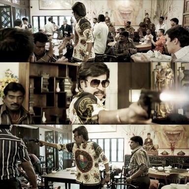 Kabali meme template with 'Kabali' Kabaliswaran (Rajinikanth)