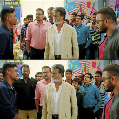 Kabali meme template with 'Kabali' Kabaliswaran (Rajinikanth)