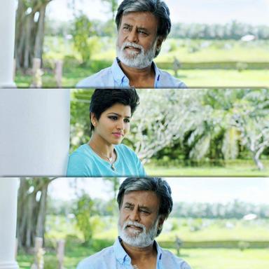 Kabali meme template with 'Kabali' Kabaliswaran (Rajinikanth)