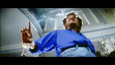 Padayappa meme template with Azhagesan (Senthil) with Padayappa (Rajinikanth)