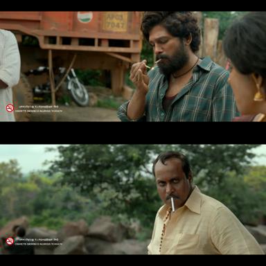 Pushpa: The Rise - Part 1 meme template with Pushpa Raj (Allu Arjun)