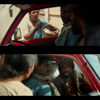 Pushpa: The Rise - Part 1 meme template with Pushpa Raj (Allu Arjun)