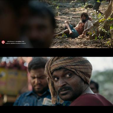 Pushpa: The Rise - Part 1 meme template with Pushpa Raj (Allu Arjun) with Kesava (Jagadeesh Prathap Bandari)