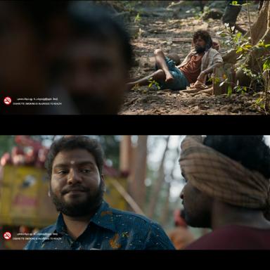 Pushpa: The Rise - Part 1 meme template with Pushpa Raj (Allu Arjun) with Kesava (Jagadeesh Prathap Bandari)