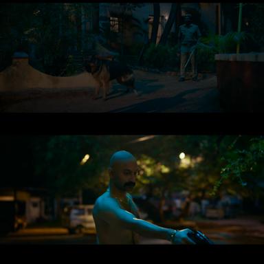 Pushpa: The Rise - Part 1 meme template with Pushpa Raj (Allu Arjun) with Kesava (Jagadeesh Prathap Bandari) with Bhanwar Singh Shekhawat (Fahadh Faasil)