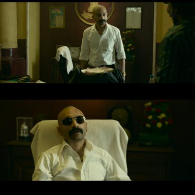 Pushpa: The Rise - Part 1 meme template with Pushpa Raj (Allu Arjun) with Kesava (Jagadeesh Prathap Bandari)