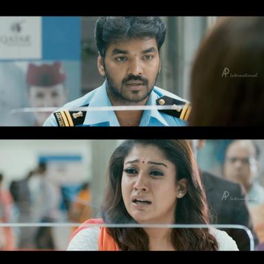 Raja Rani meme template with Regina (Nayanthara) with Surya (Jai Sampath)