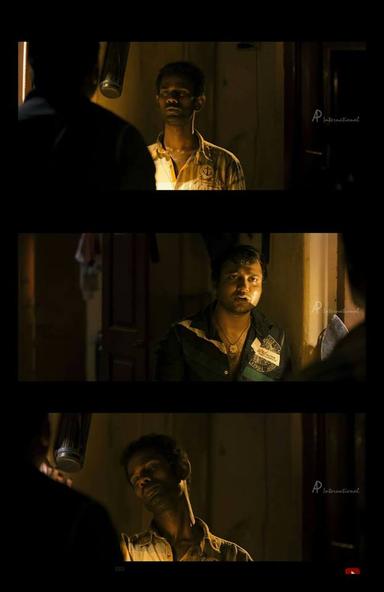 Soodhu Kavvum meme template with Sekhar (Ramesh Thilak) with Pagalavan (Bobby Simha)