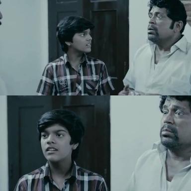 Thani Oruvan meme template with Sengalvarayan (Thambi Ramaiah) with Dr. Siddharth Abhimanyu (Arvind Swamy)