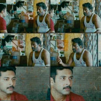 Thani Oruvan meme template with Mithran IPS (Jayam Ravi) with Dr. Siddharth Abhimanyu (Arvind Swamy)