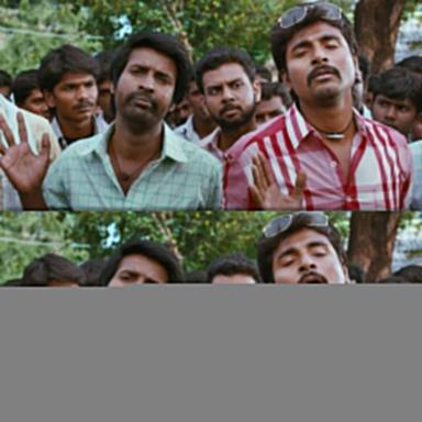 Varuthapadatha Valibar Sangam meme template with Bosepandi (Sivakarthikeyan) with Kodi (Soori)