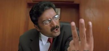 Vasool Raja MBBS meme template with Dr. Vishwanathan (Prakash Raj)