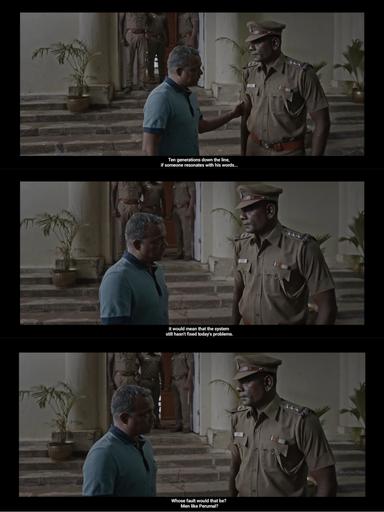 Viduthalai: Part I meme template with  (Tamizh) with Sunil Menon (Gautham Vasudev Menon)