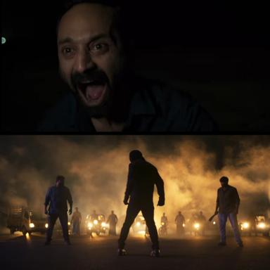 Vikram meme template with Amar (Fahadh Faasil) with Karnan / Arun Kumar Vikram (Kamal Haasan)