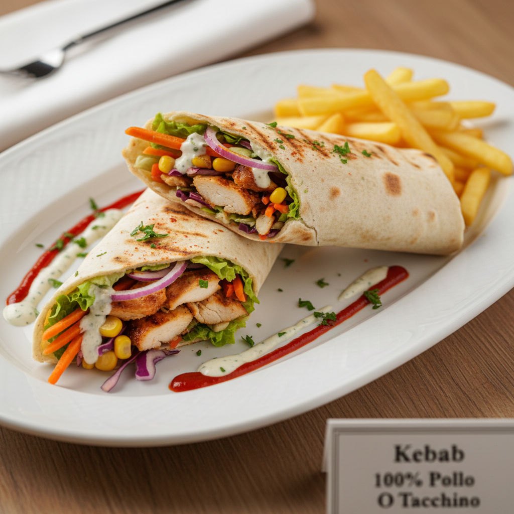 Kebab 100% Pollo O Tacchino
