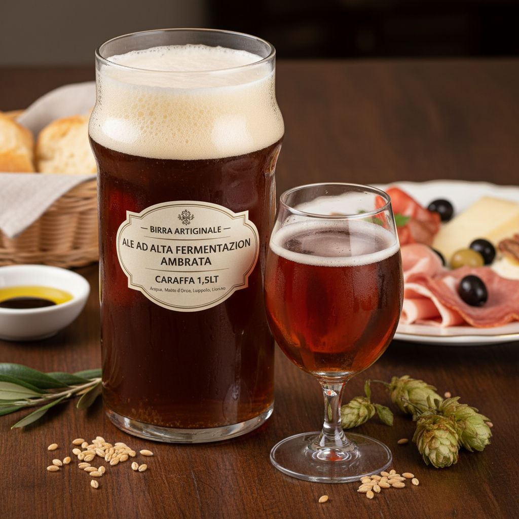Ale Ad Alta Fermentazione Ambrata Caraffa 1,5lt