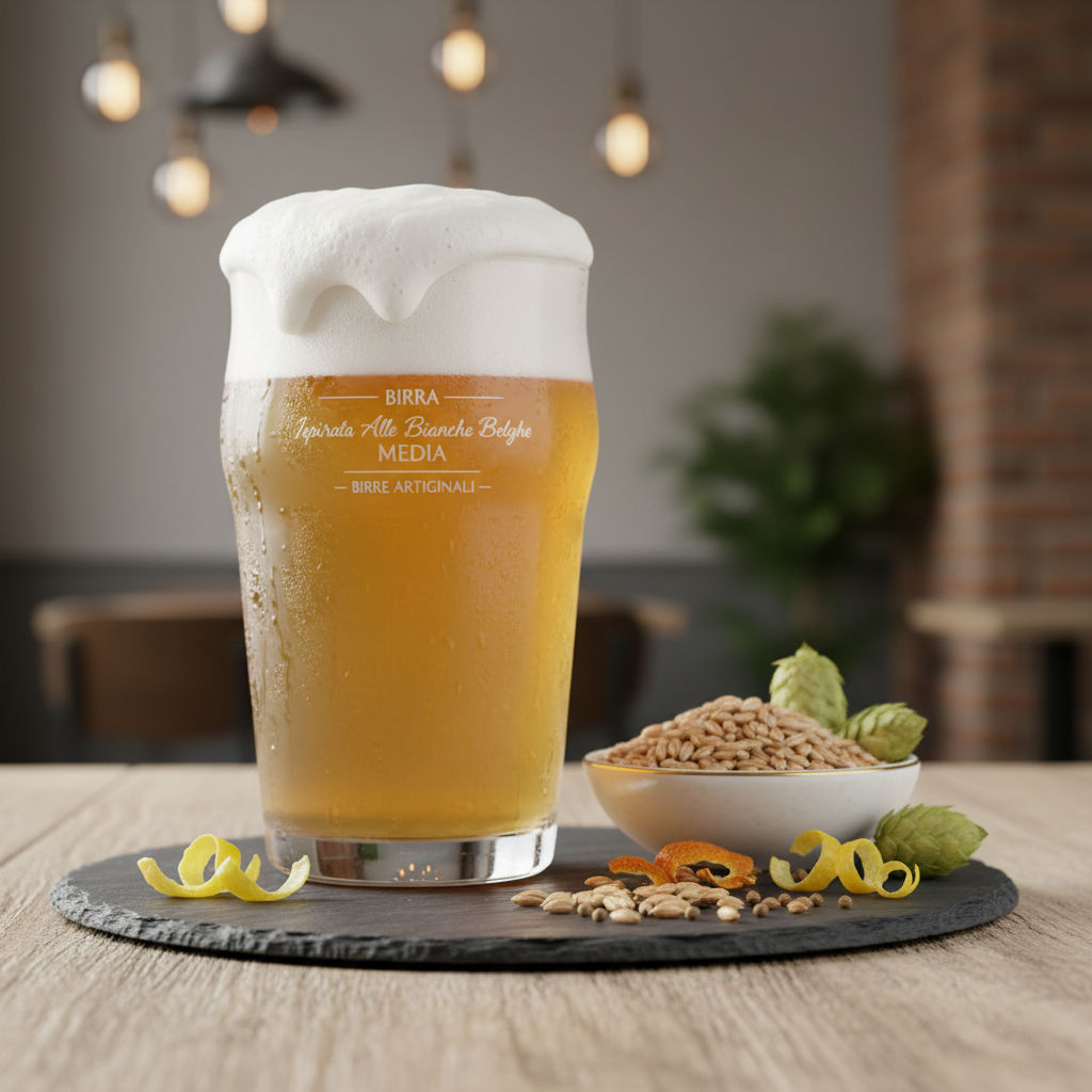 Birra Ispirata Alle Bianche Belghe Media