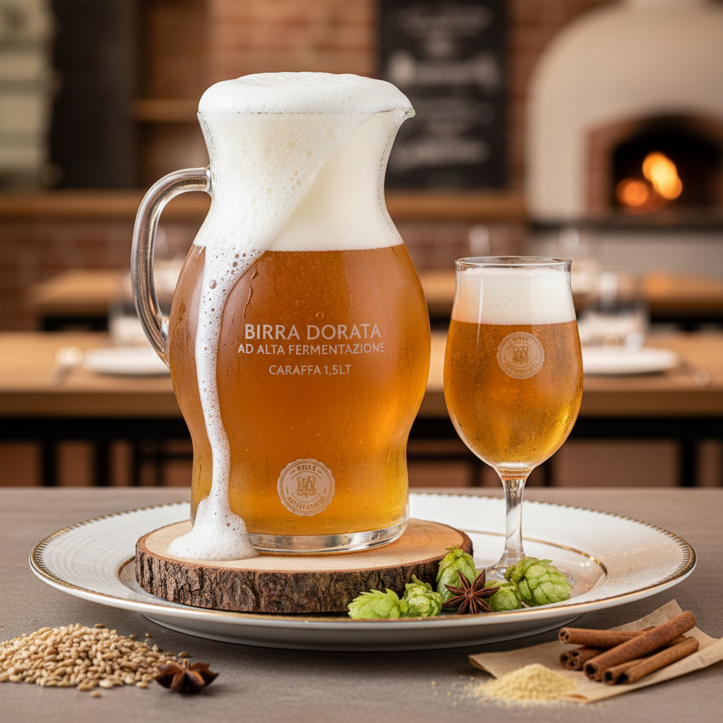 Birra Dorata Ad Alta Fermentazione Caraffa 1,5lt