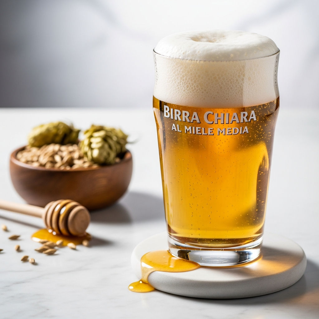 Birra Chiara Al Miele Media