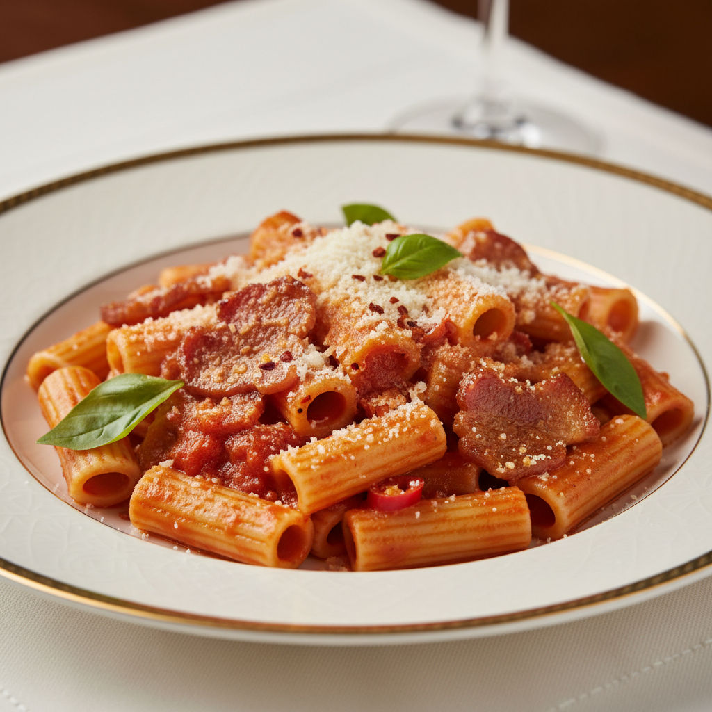 Mezzemaniche Alla Matriciana