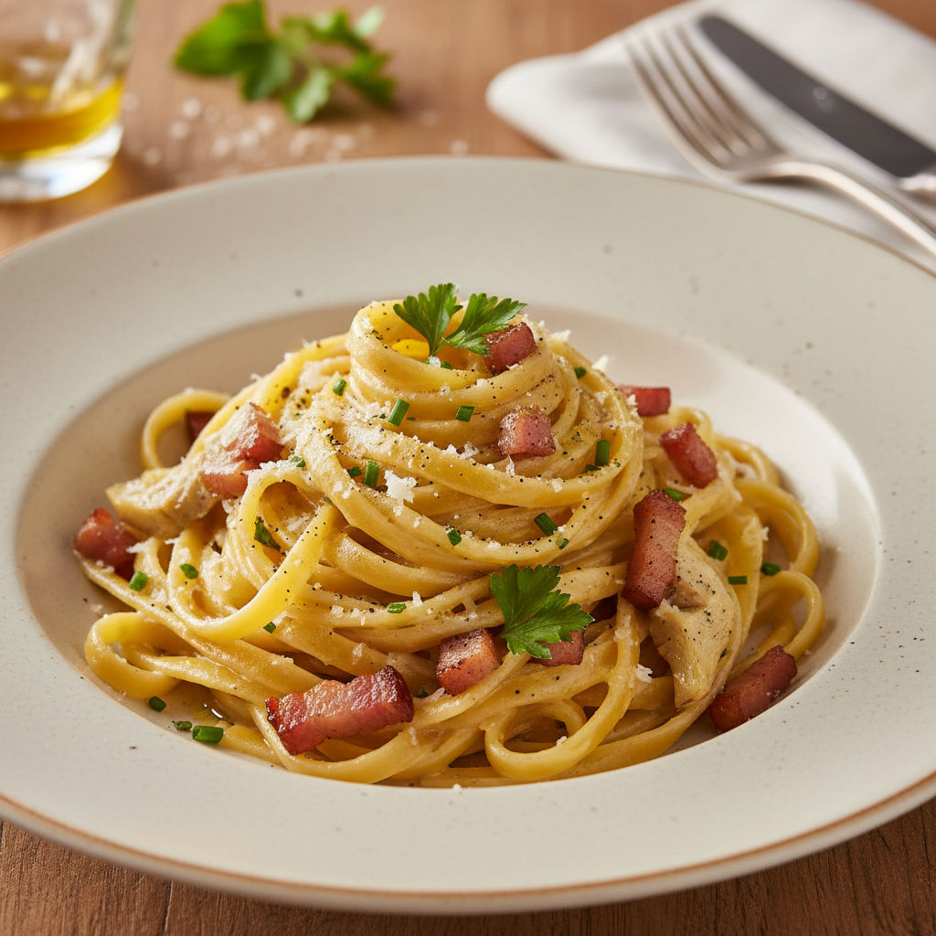 Fettuccine Alla Gricia Con Carciofi