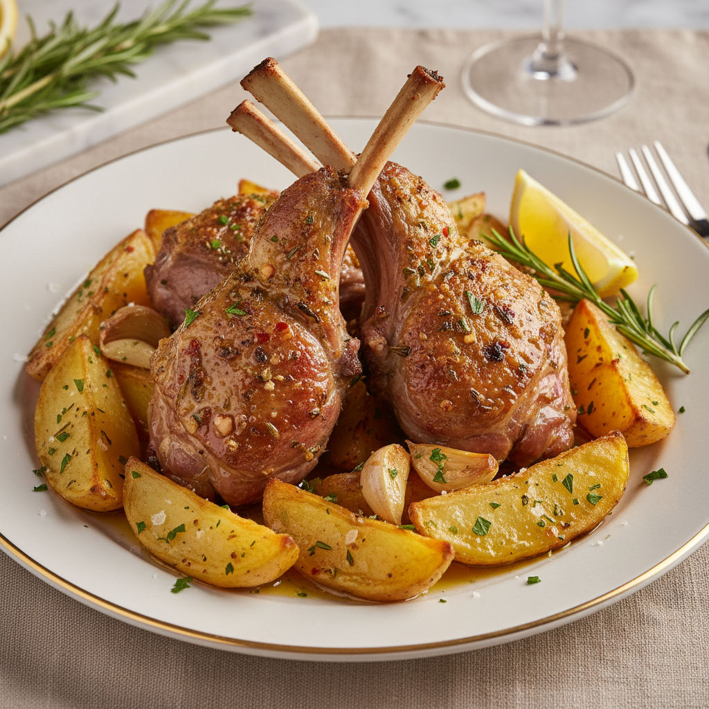Abbacchio Al Forno Con Patate