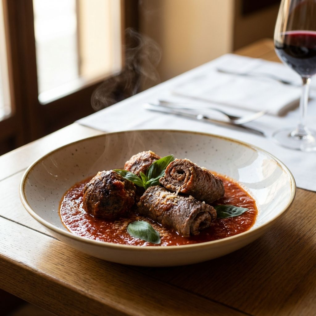 Polpette E Involtini Al Sugo