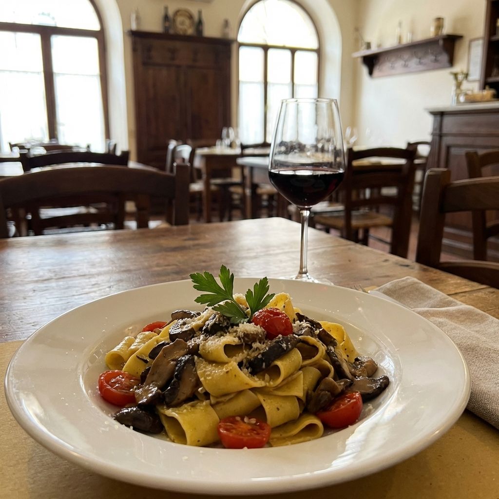 Pappardelle Ai Funghi Porcini