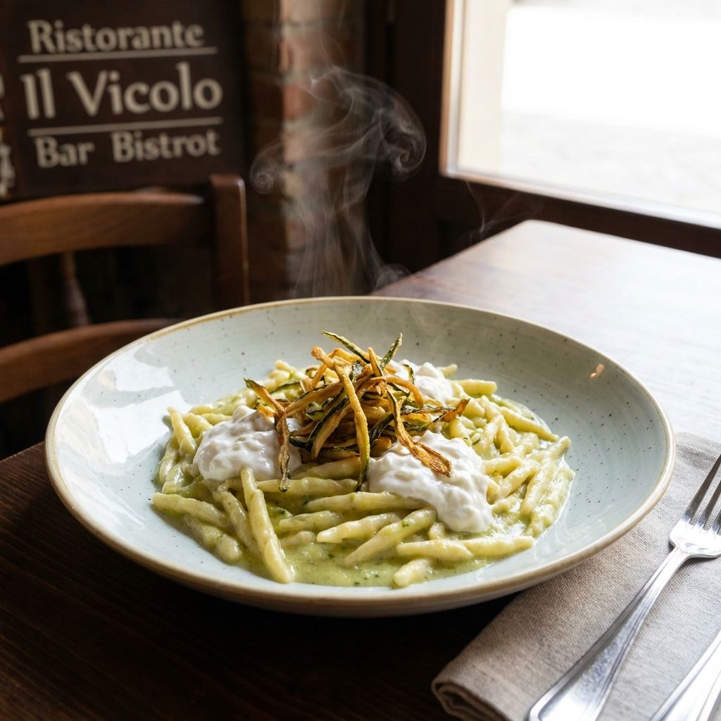 Trofiette Con Crema Di Zucchine