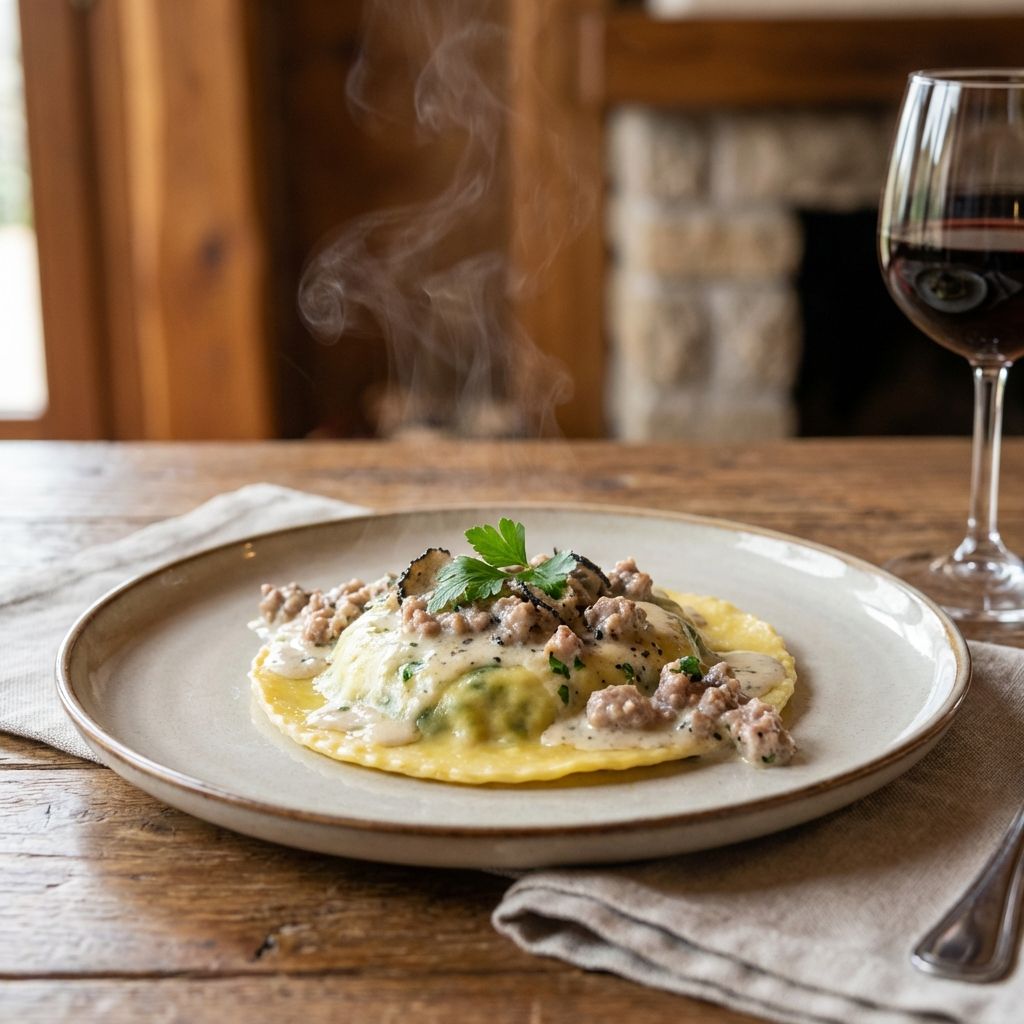 Raviolone Alla Norcina