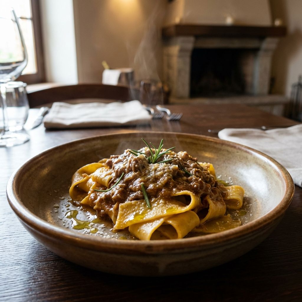Pappardelle Con Ragù Di Papera