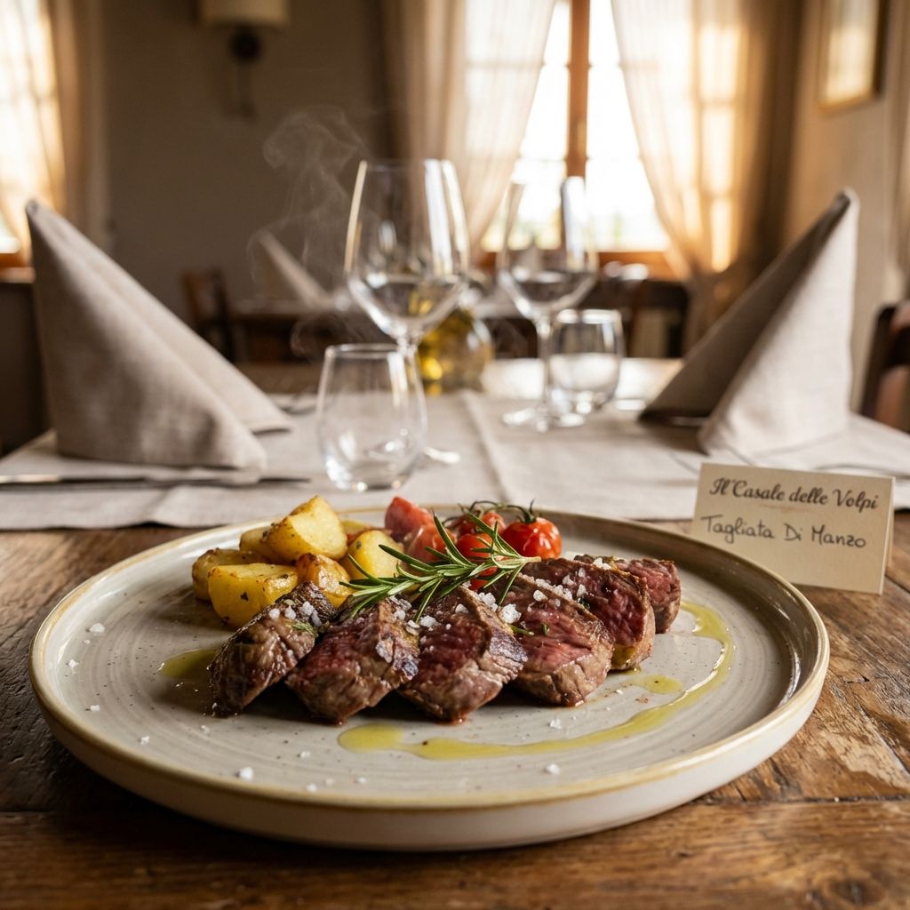 Tagliata Di Manzo Al Rosmarino