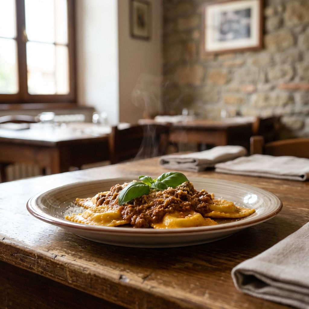 Ravioli Di Carne Al Ragù