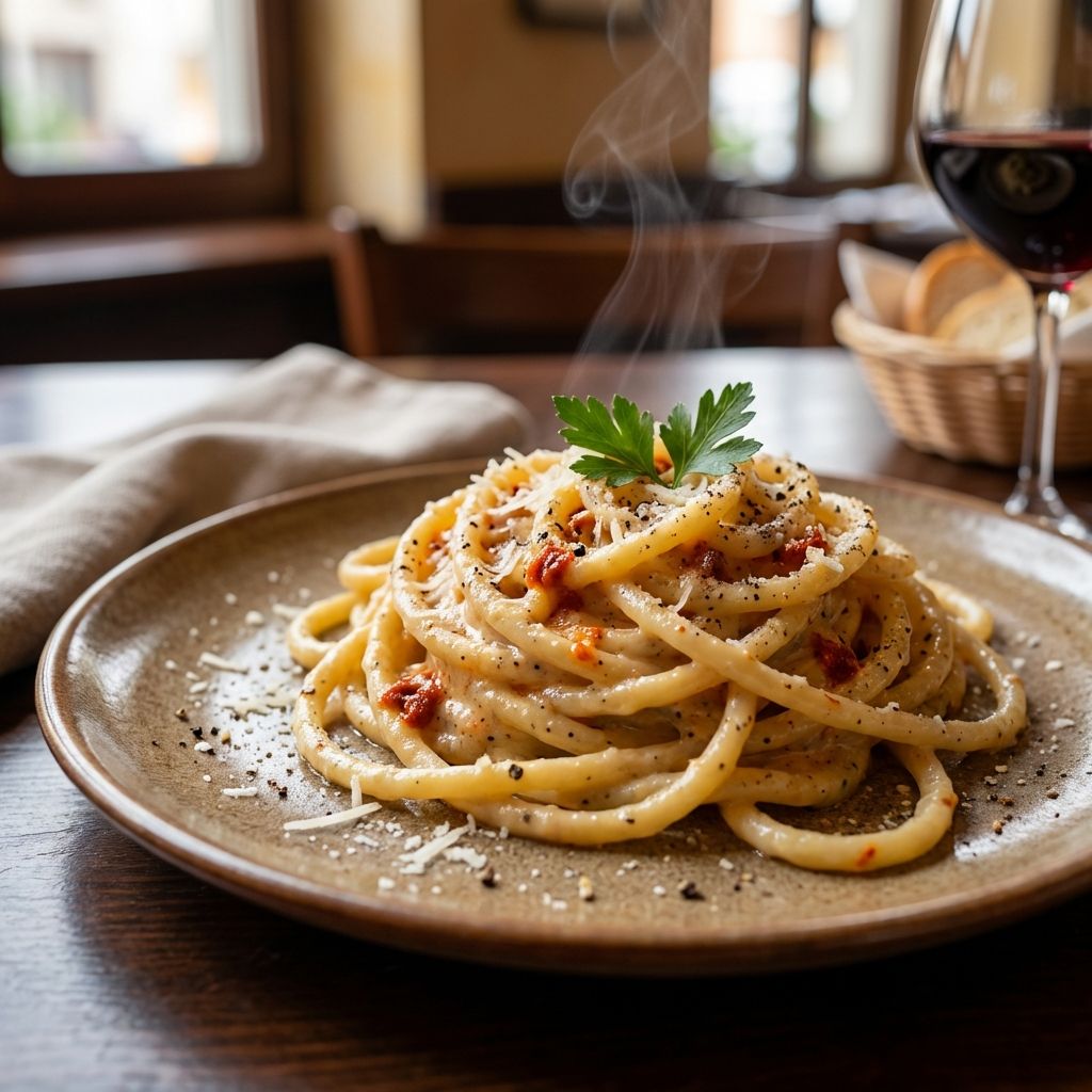 Tonnarello Cacio E Pepe Alla Calabrese