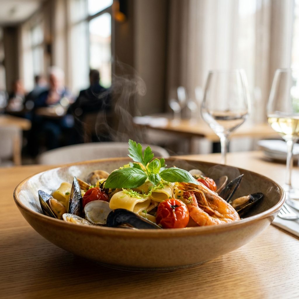 Calamarata Ai Frutti Di Mare E Profumo Di Lime