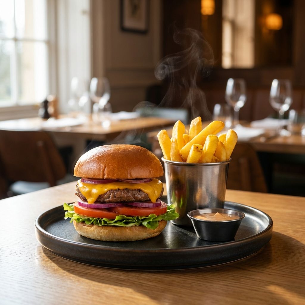 Burger Hi-fi E French Fries