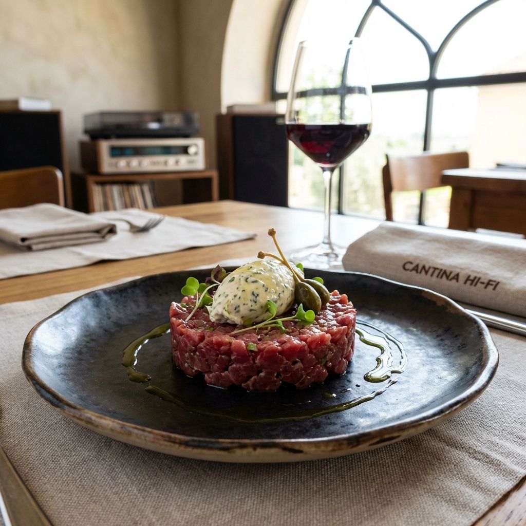 Tartare Di Manzo E Salsa Tartara