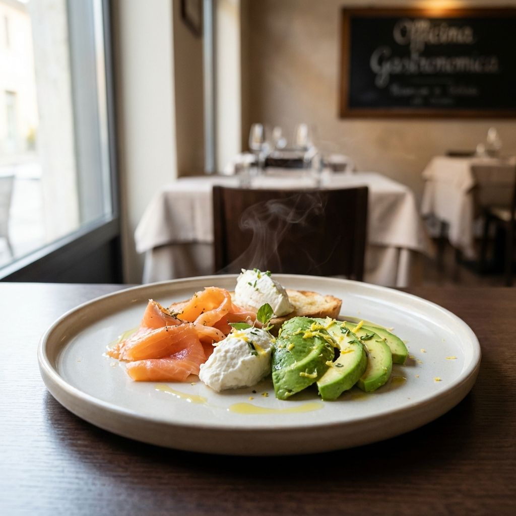 Salmone, Fresco Spalmabile E Avocado
