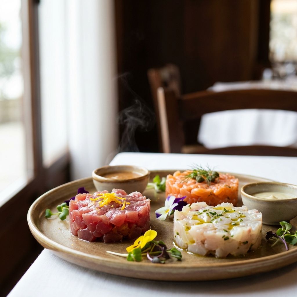 Tris Tartare Pesce