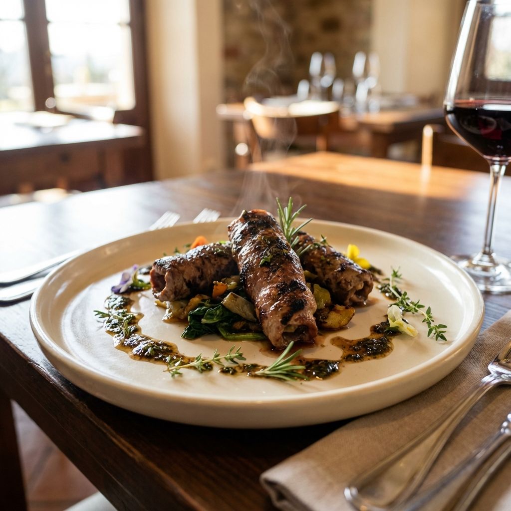 Involtini Di Vitello Alla Griglia