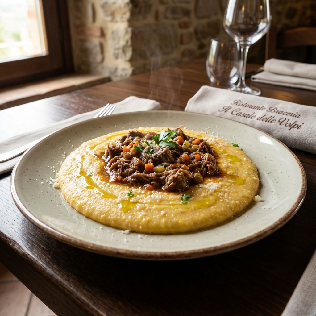 Polenta Artigianale Con Ragù Marchigiano
