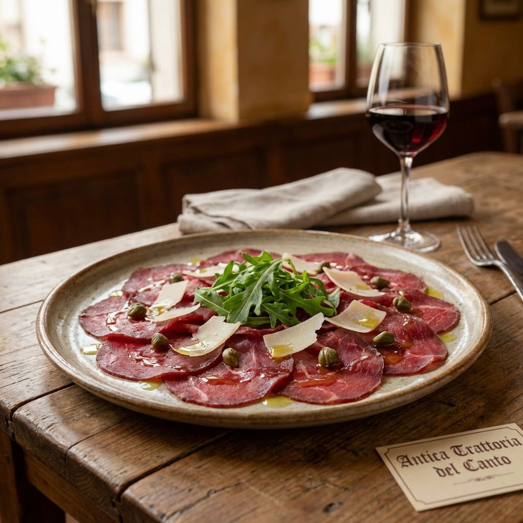 Carpaccio Di "carne Salada" Del Trentino