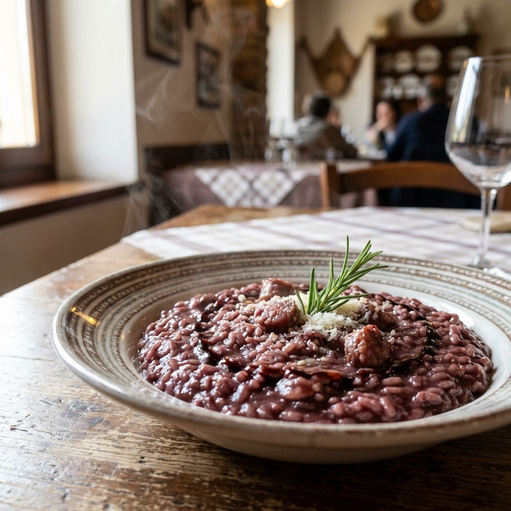 Risotto Al Dolcetto E Salsiccia